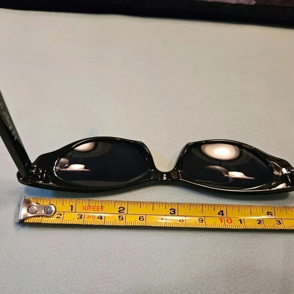 AJ Morgan | Retro Pinup Total Black Slim Cat Eye Sunglasses - NWOT - Picture 5 of 14